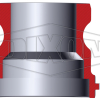Cam & Groove Adapter Socket Weld to Schedule 40 Pipe