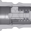 hs series iso b steam interchange female plug
